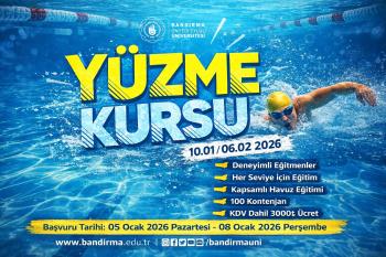 BANÜSEM Yüzme Eğitimi Kursu Başlıyor