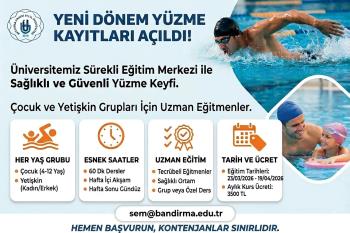 YENİ DÖNEM YÜZME KURSU KAYITLARI BAŞLIYOR